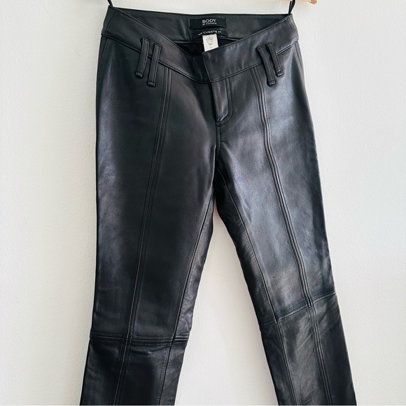 BODY by Victoria Secret Leather Pants The Christie Fit Sz 0 - Picture 3 of 8